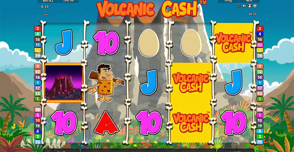Volcanic Cash Slot winning combination
